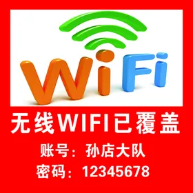 WiFi卡片链接标识模板