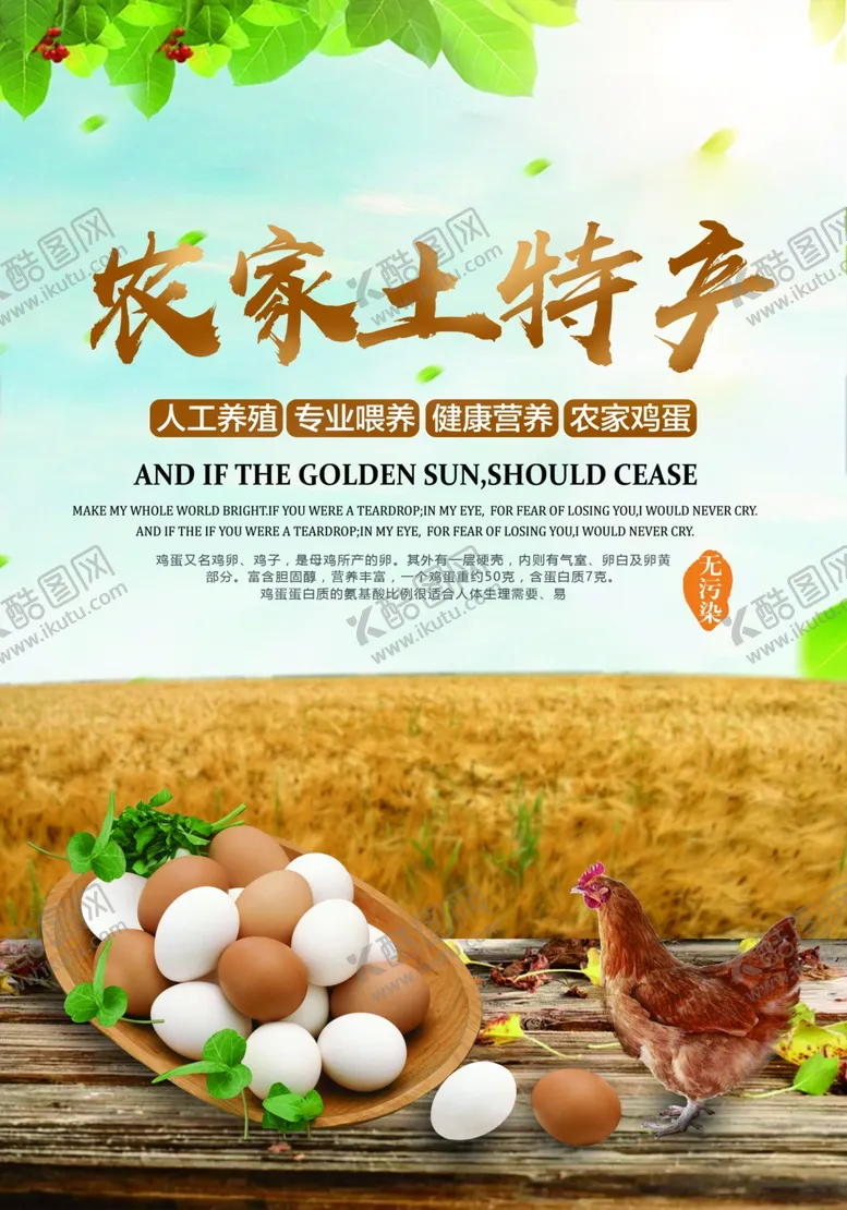 编号：51100402180524197751【酷图网】源文件下载-鸡蛋包装土特产