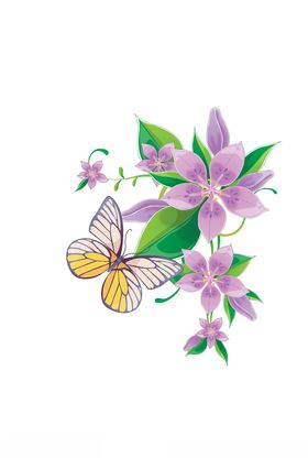 鲜花印花