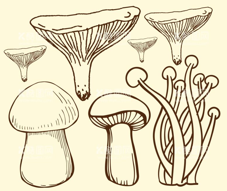 编号：23234211290019049993【酷图网】源文件下载-卡通蘑菇