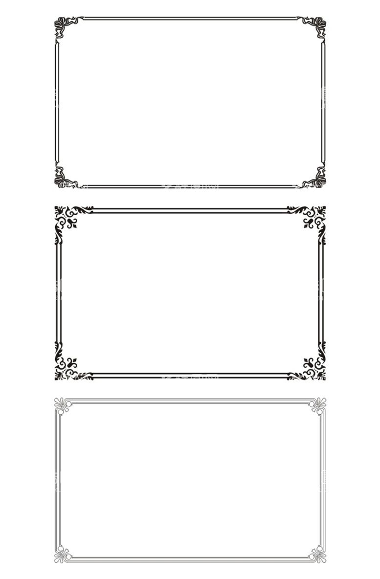 编号：73329910292202546567【酷图网】源文件下载-边框 相框
