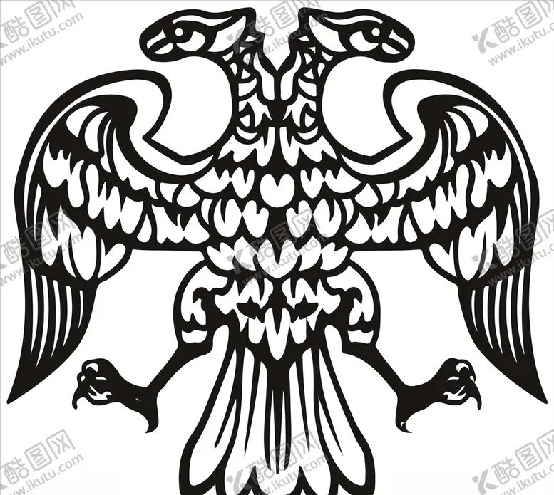 编号：22812505101750175085【酷图网】源文件下载-双头鹰