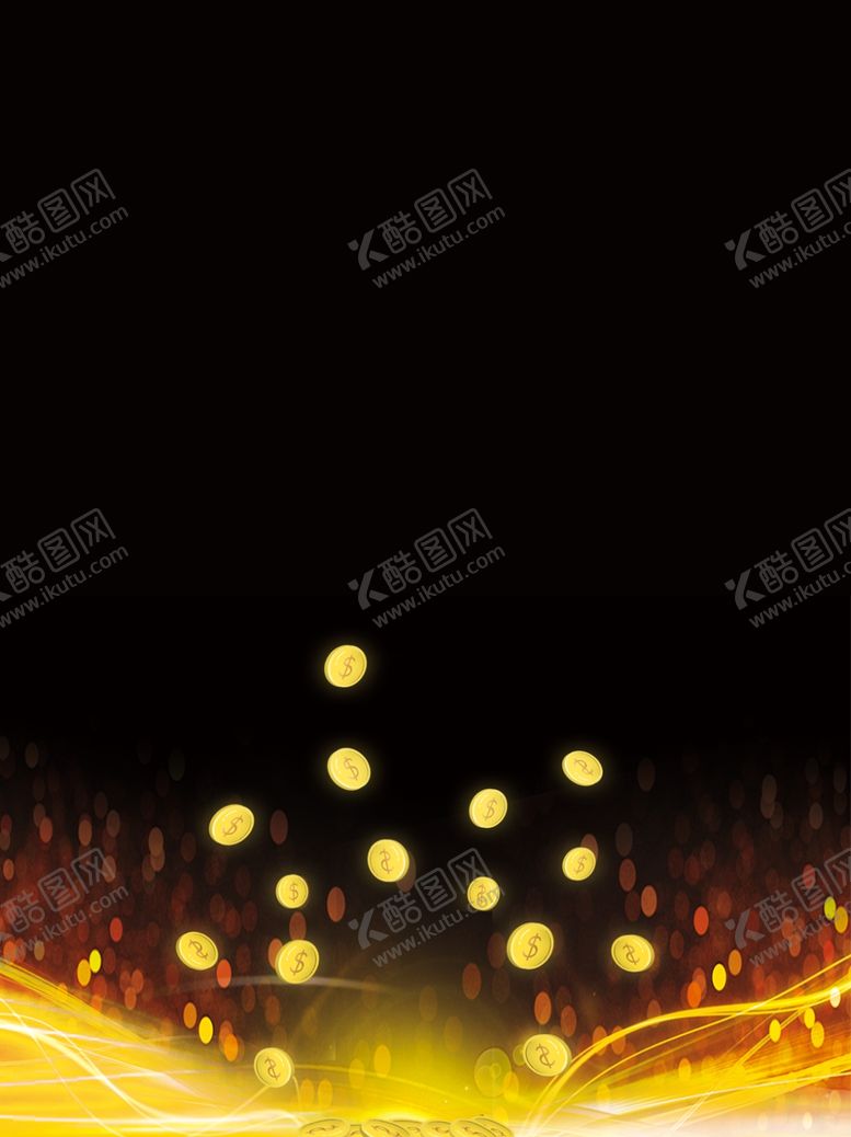 编号：54941305050127536996【酷图网】源文件下载-黑金质感金融理财