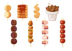 扁平食物图标