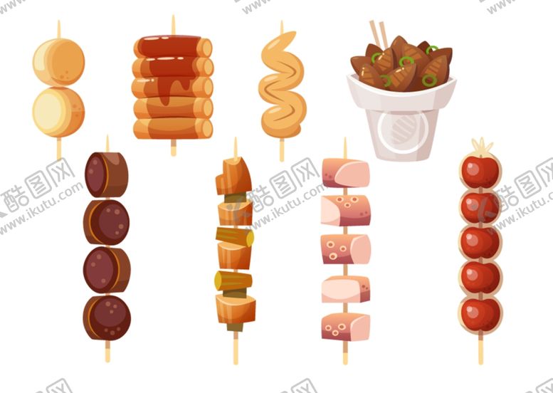 编号：65845105101535084530【酷图网】源文件下载-扁平食物图标