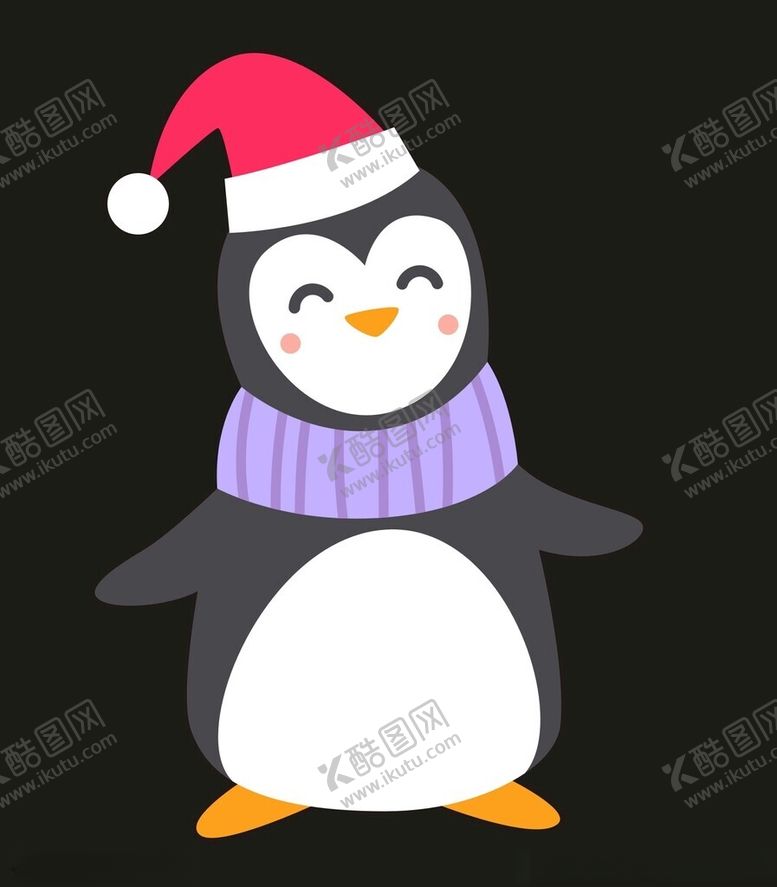 编号：72786112230638458928【酷图网】源文件下载-手绘线描企鹅
