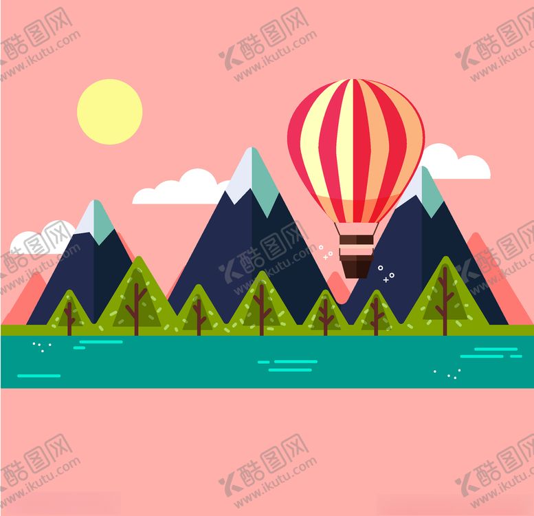 编号：12282910261847436682【酷图网】源文件下载-热气球