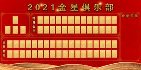 金星俱乐部展板