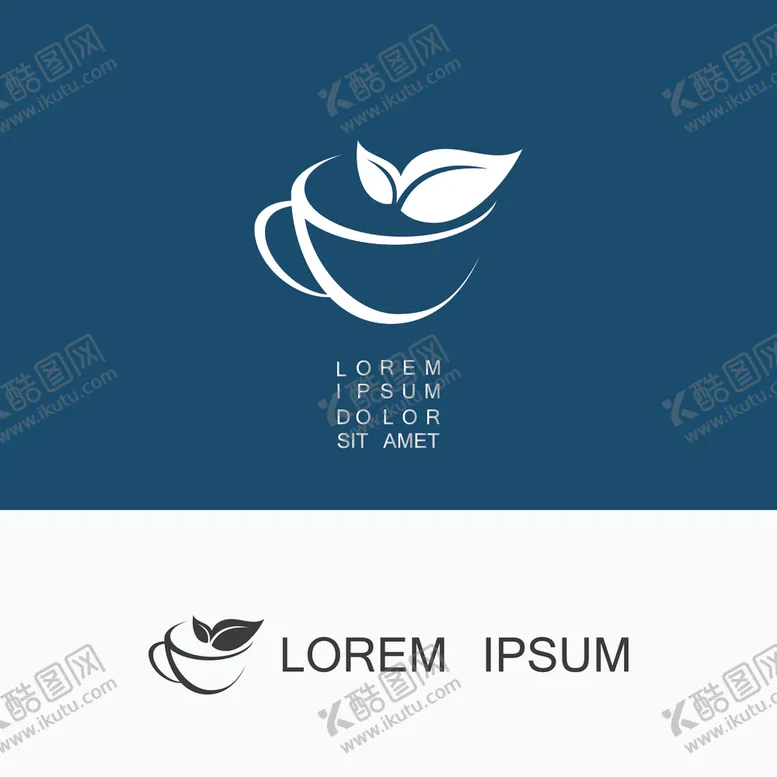 编号：35900206241615103755【酷图网】源文件下载-灯泡与叶子图案标志设计