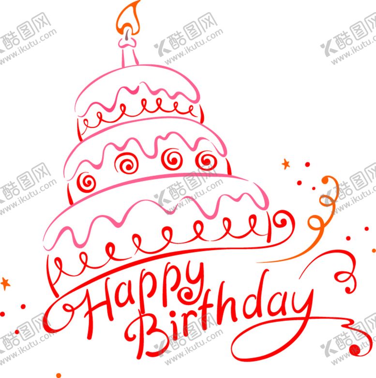 生日蛋糕折页烘培新鲜