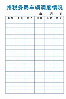 表格
