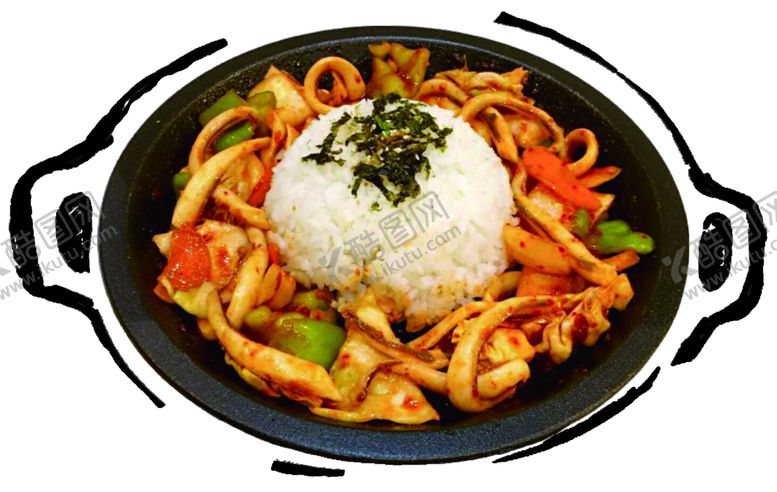 编号：23964007140339587416【酷图网】源文件下载-鱿鱼拌饭