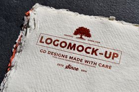 精品复古名片样机LOGO