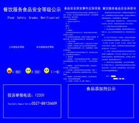 学校食品安全小组公示