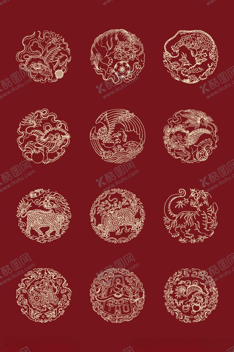 编号：28269506281015372924【酷图网】源文件下载-中国风花纹