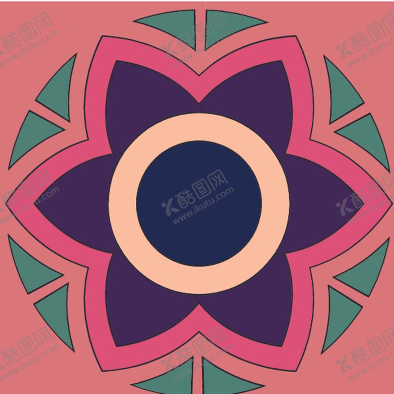 编号：71140810091953241801【酷图网】源文件下载-波西米亚风格花纹图案