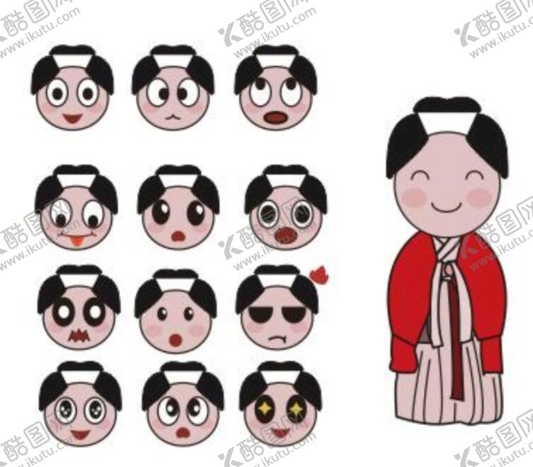 编号：35209609151501336159【酷图网】源文件下载-酥糖卡通表情包女生可爱