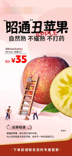 昭通丑苹果大字报海报