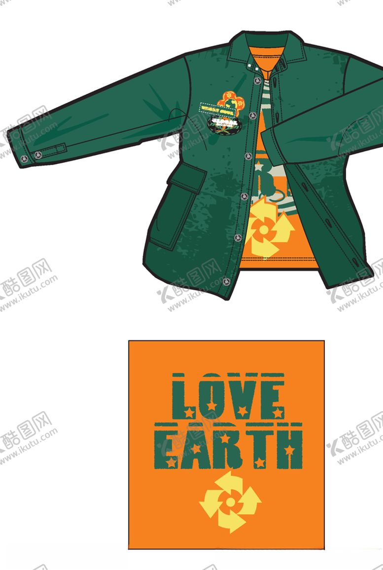 编号：21670510021647318372【酷图网】源文件下载-服装印花