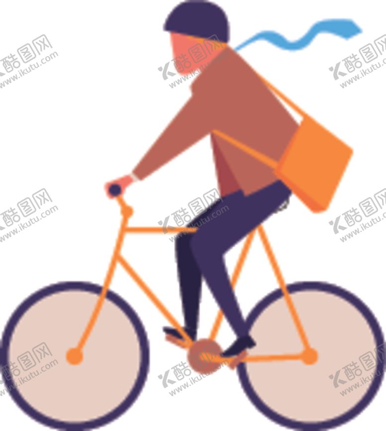 编号：61056207121845509662【酷图网】源文件下载-骑自行车