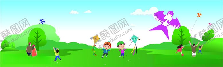 编号：37560411240111144483【酷图网】源文件下载-放风筝海报