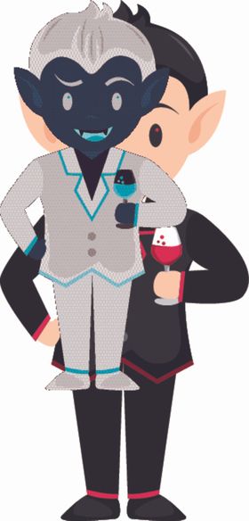 吸血鬼族卡通人物奇幻生物超自然生物