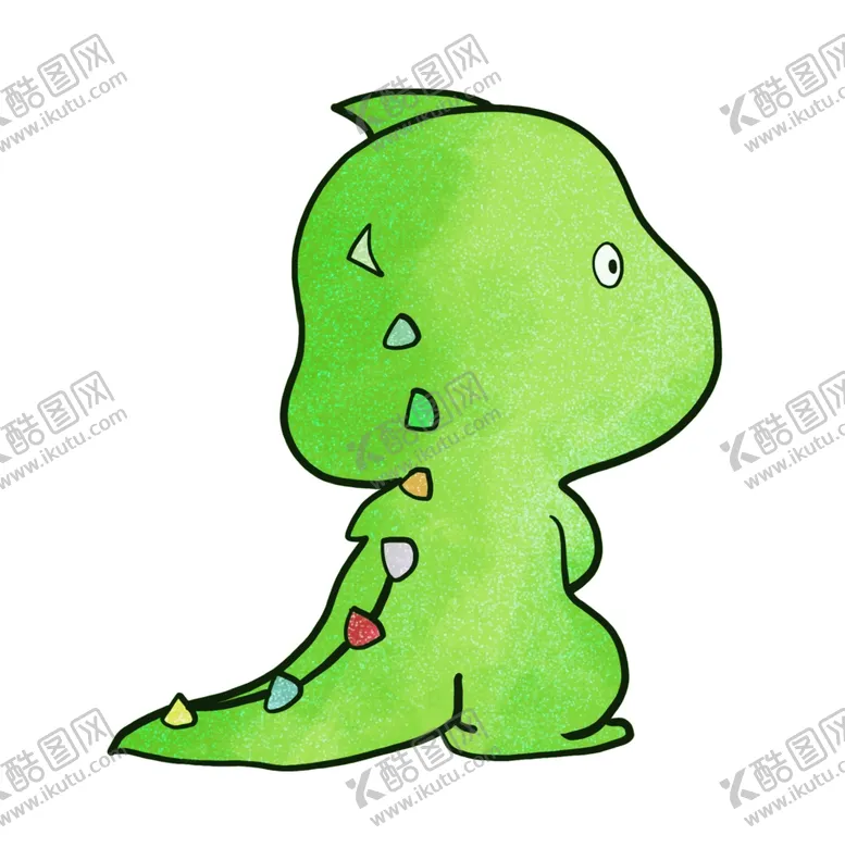 编号：58332011282127259868【酷图网】源文件下载-卡通小恐龙
