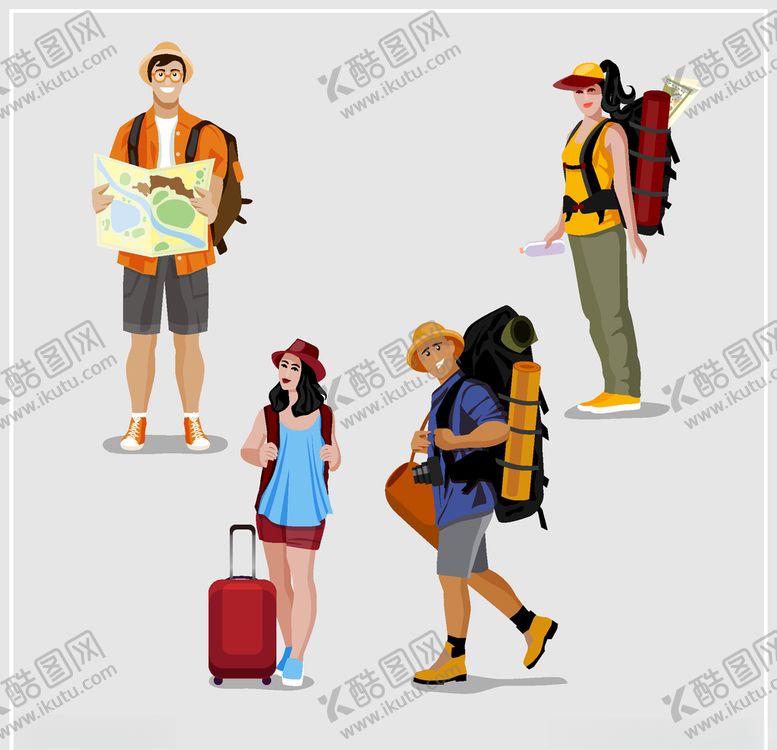 编号：59841205121348581981【酷图网】源文件下载-旅客游客