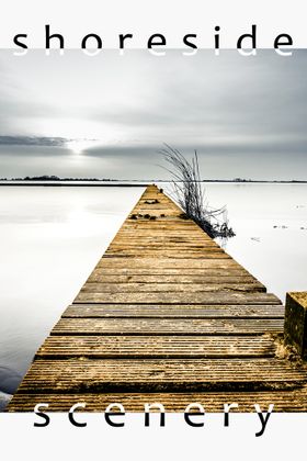 欧式海边风景挂画装饰画