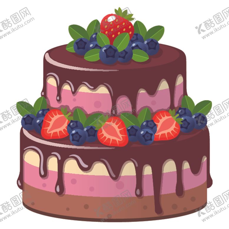 编号：85295210130058143320【酷图网】源文件下载-生日蛋糕