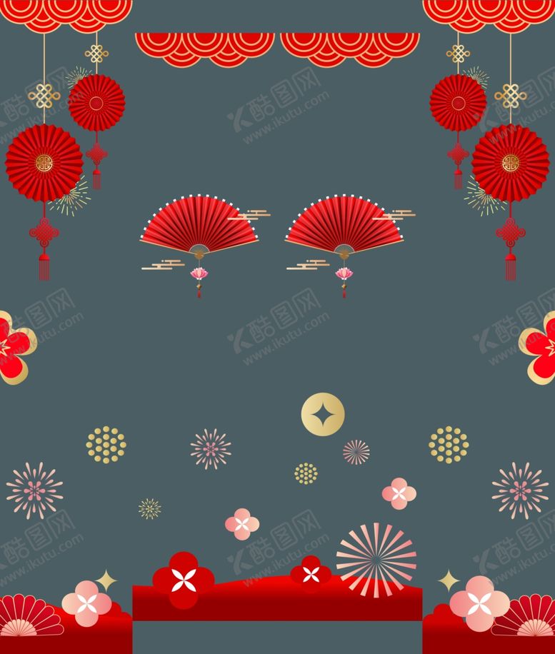 编号：27011604131401438519【酷图网】源文件下载-新年窗贴