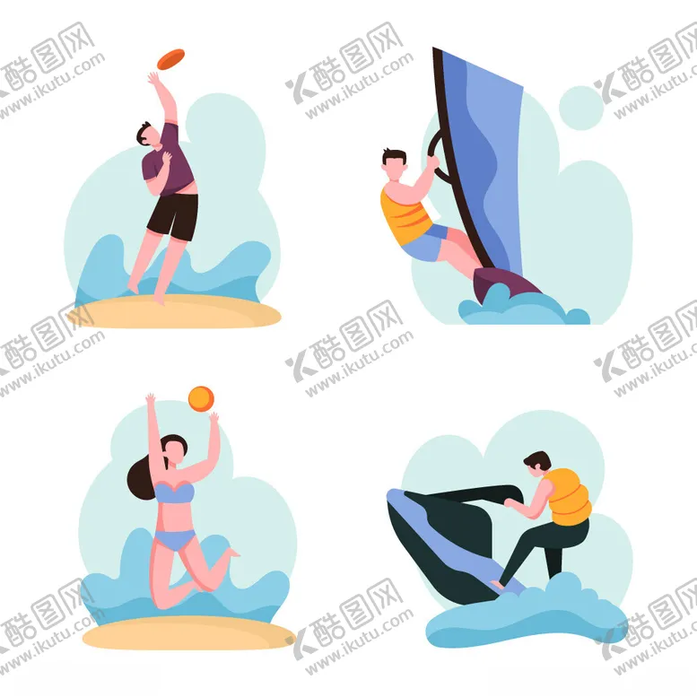 编号：45394602181916231944【酷图网】源文件下载-水上运动