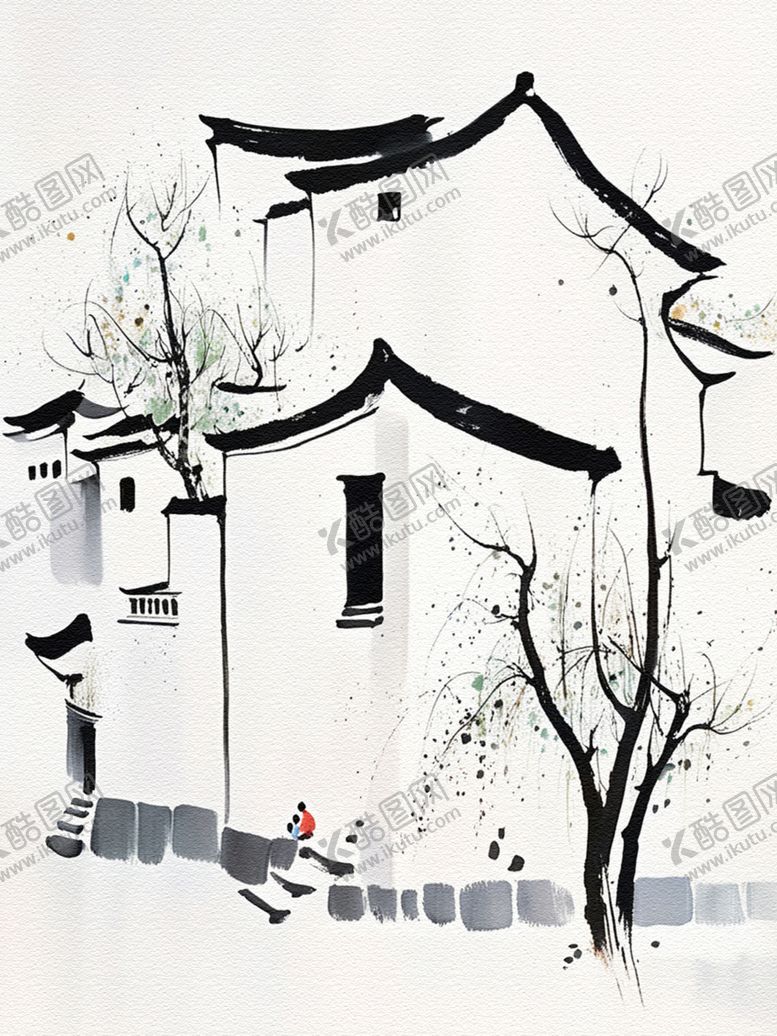 编号：51542702200404232785【酷图网】源文件下载-江南水墨画