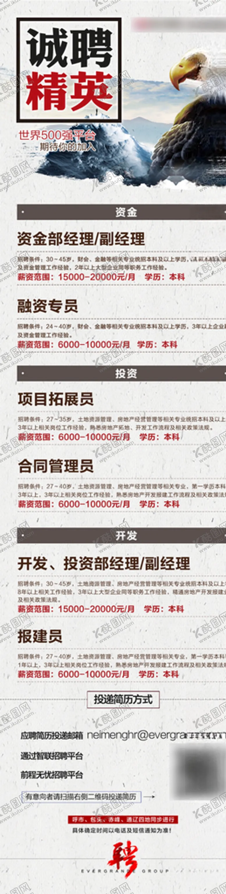 编号：10663406161129216476【酷图网】源文件下载-招聘长图