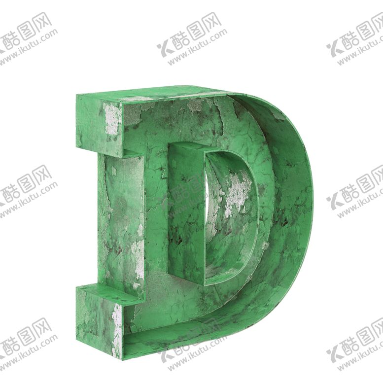 编号：33875010291754105957【酷图网】源文件下载-3D立体字母D
