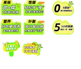 玉米促销标识牌集合