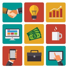 图标金币纸巾办公用品