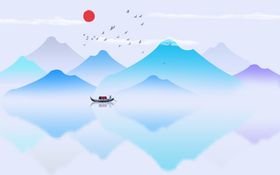 水墨背景墙