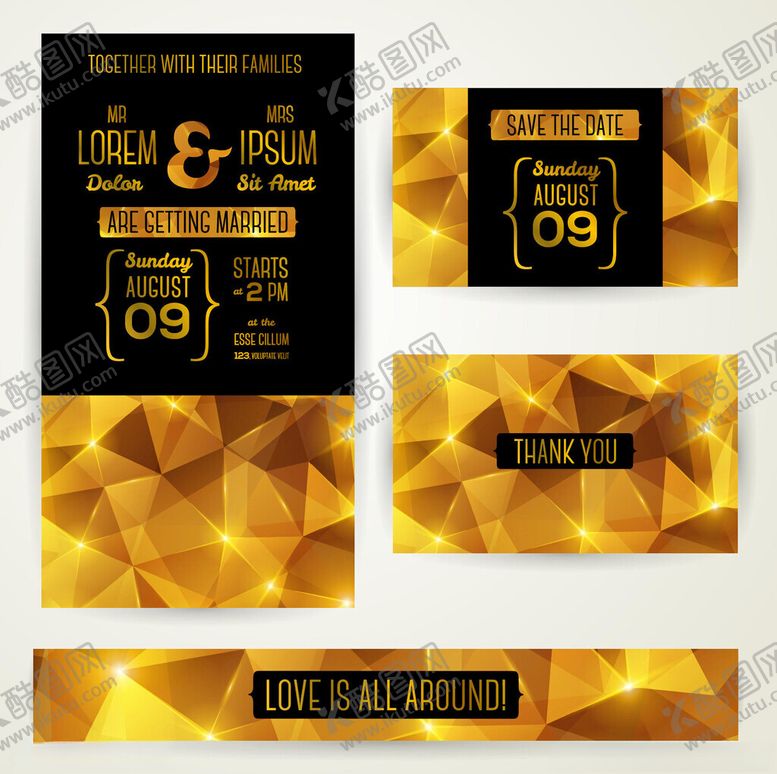 编号：90038204041655022254【酷图网】源文件下载-金色促销横幅模板设计