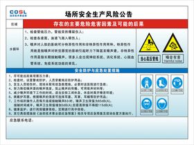 场所安全风险公告