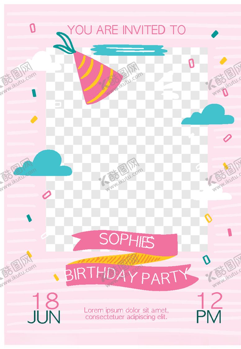 编号：45613910212116295800【酷图网】源文件下载-卡通邀请函