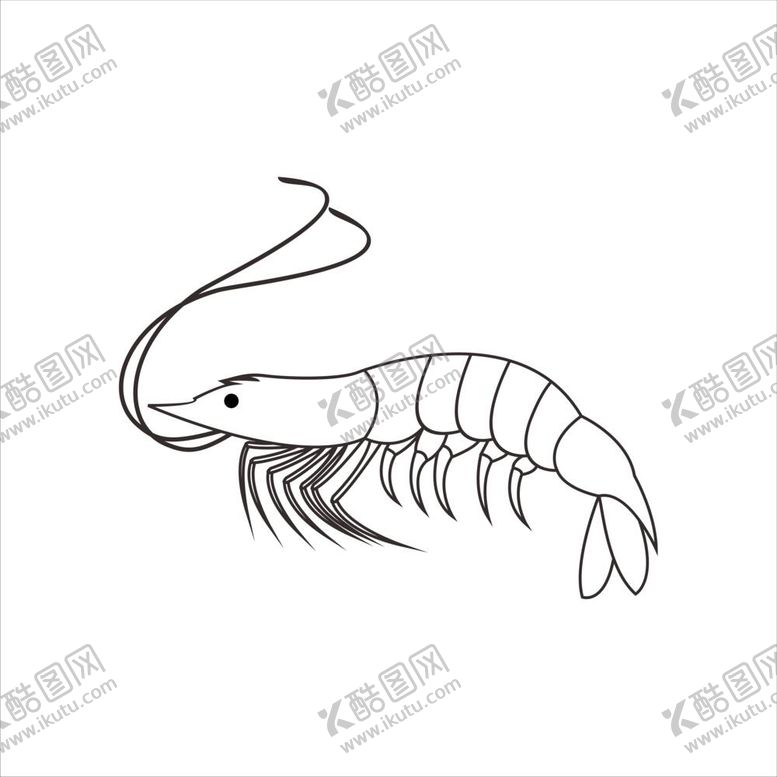 编号：15263912032003206229【酷图网】源文件下载-线条虾