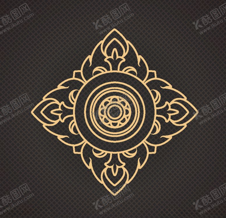 编号：73890109262340447093【酷图网】源文件下载-黑金花纹