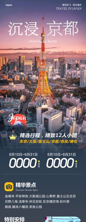 日本东京大阪奈良本州沉浸