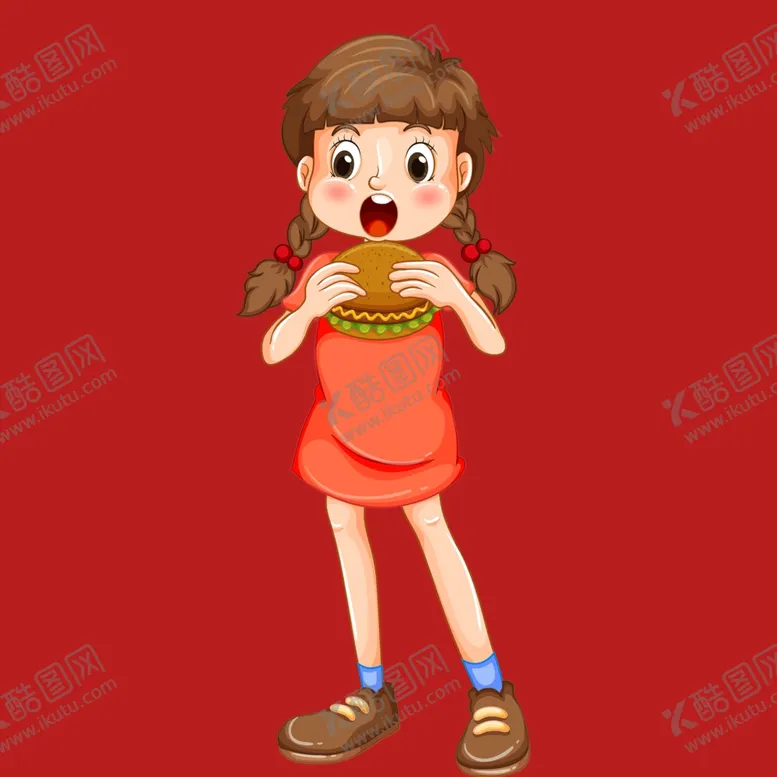 编号：23728602191525323888【酷图网】源文件下载-手绘儿童女孩