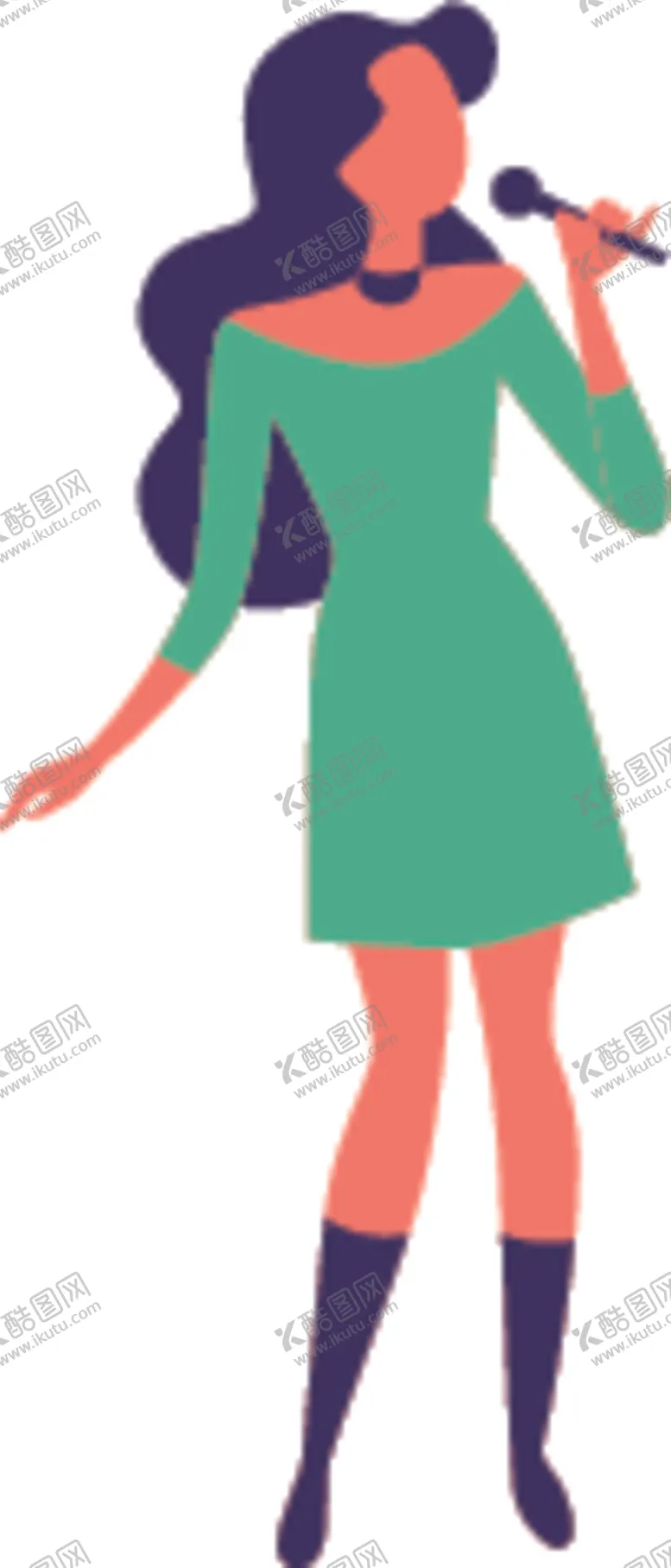 编号：77189206270005118457【酷图网】源文件下载-唱歌