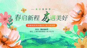 春启新程购房节展板