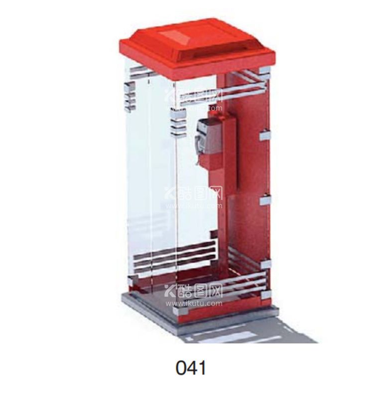 编号：41806910100815151957【酷图网】源文件下载- C4D模型  电话亭  