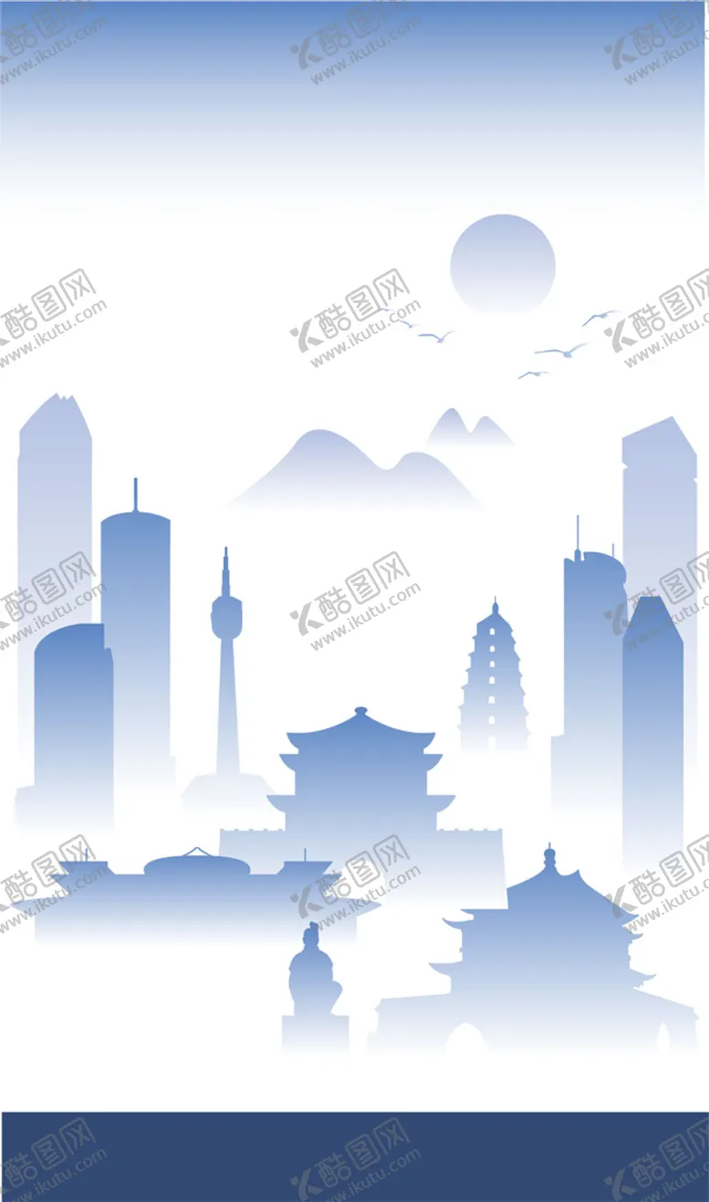编号：79842309112235300475【酷图网】源文件下载-西安地标