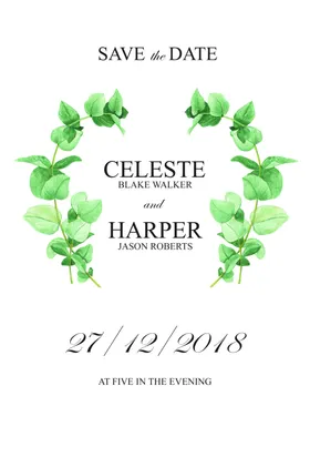 绿色叶子森系小清新